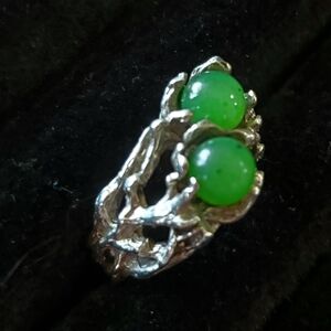 Brutalist McM Jade Ring